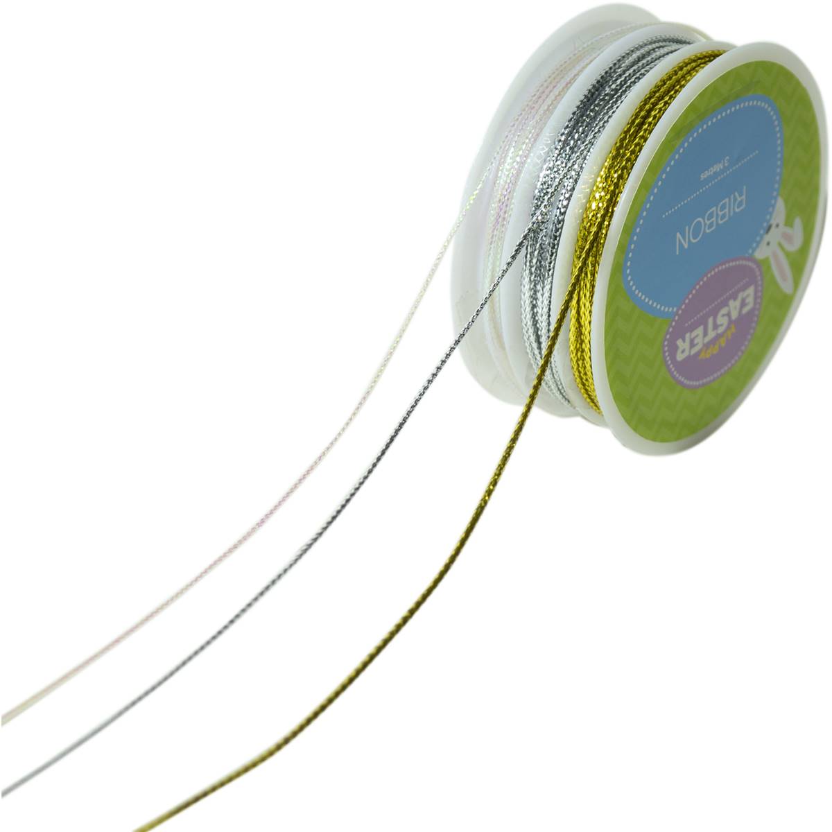 Easter Ribbon Twine 3m 3 Pack Woolworths