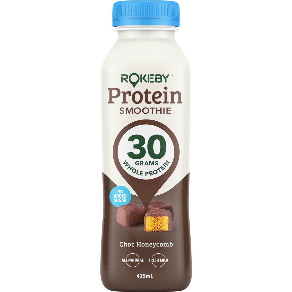 Rokeby Farms Protein Smoothie Choc Honeycomb 425ml | Woolworths