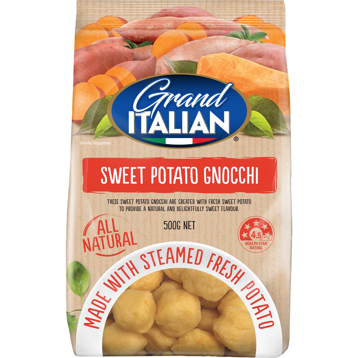 Grand Italian Sweet Potato Gnocchi 500g Woolworths