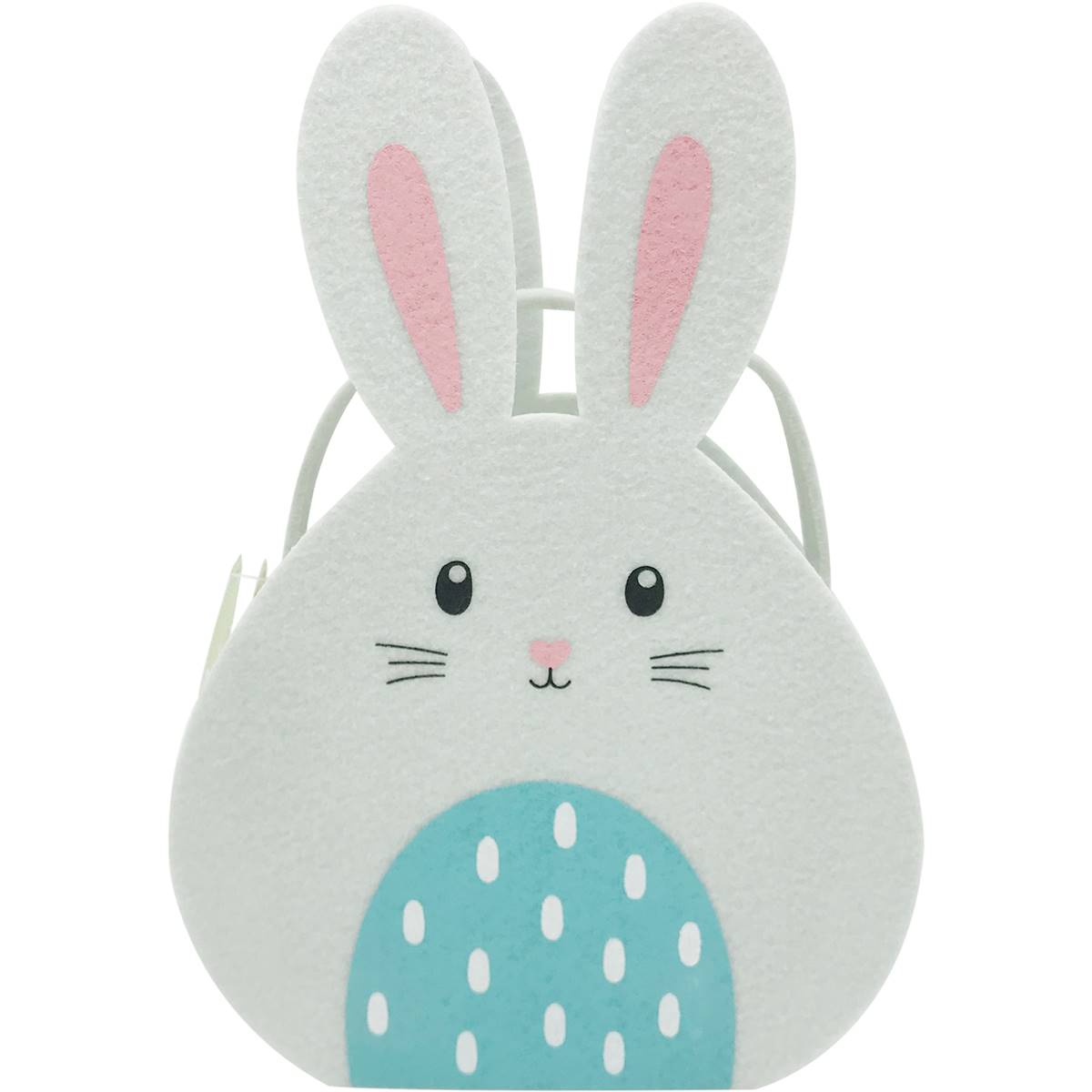 Easter Felt Basket Bunny Blue Each | Woolworths