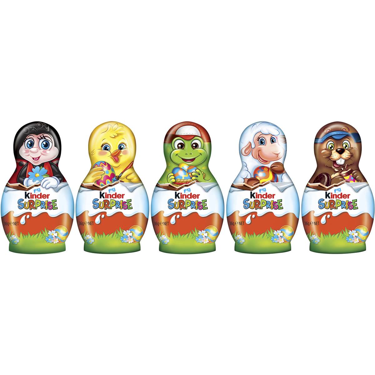 Kinder Surprise Easter Animals Assorted 36g Woolworths