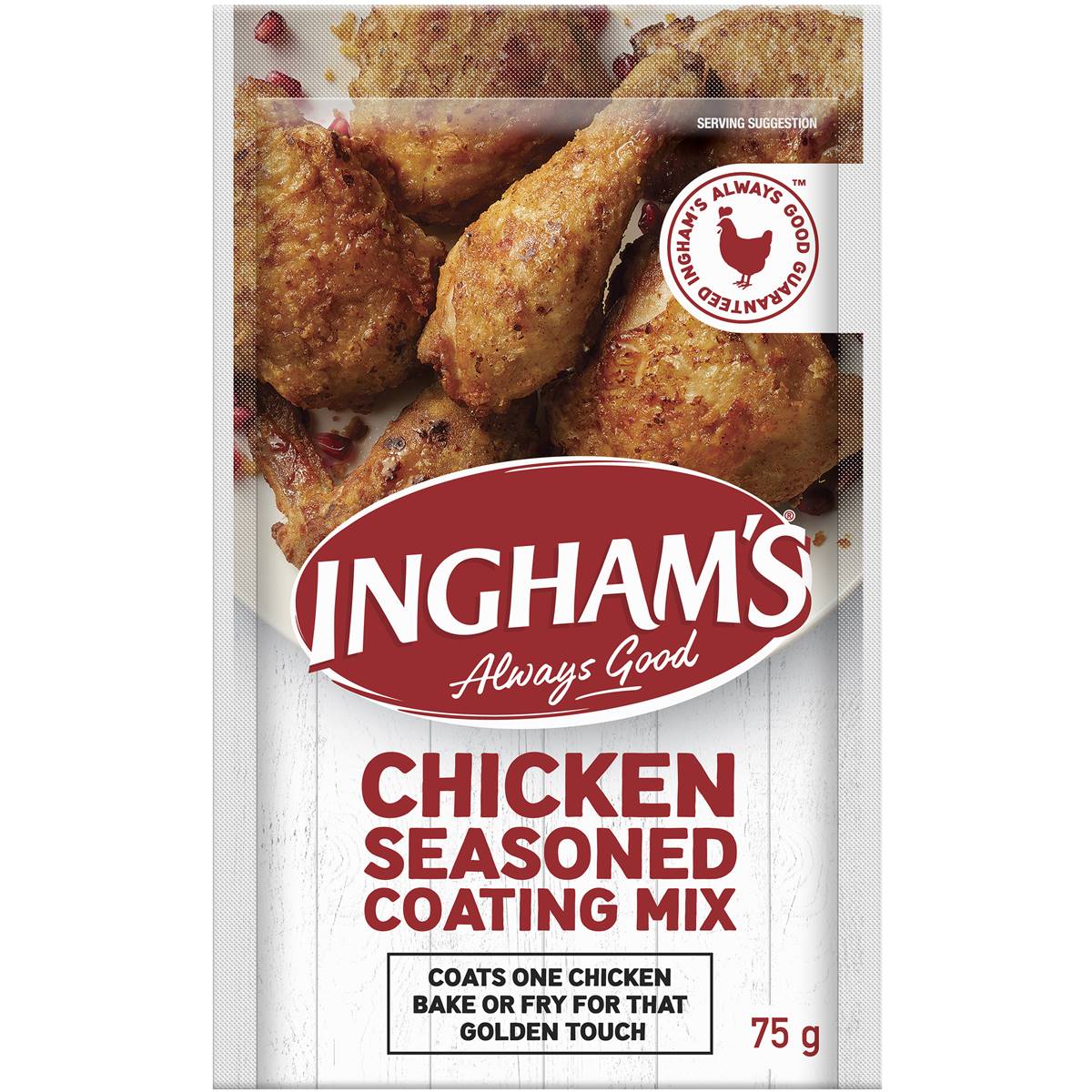 Ingham's Coating Mix Seasoning Chicken 75g Woolworths