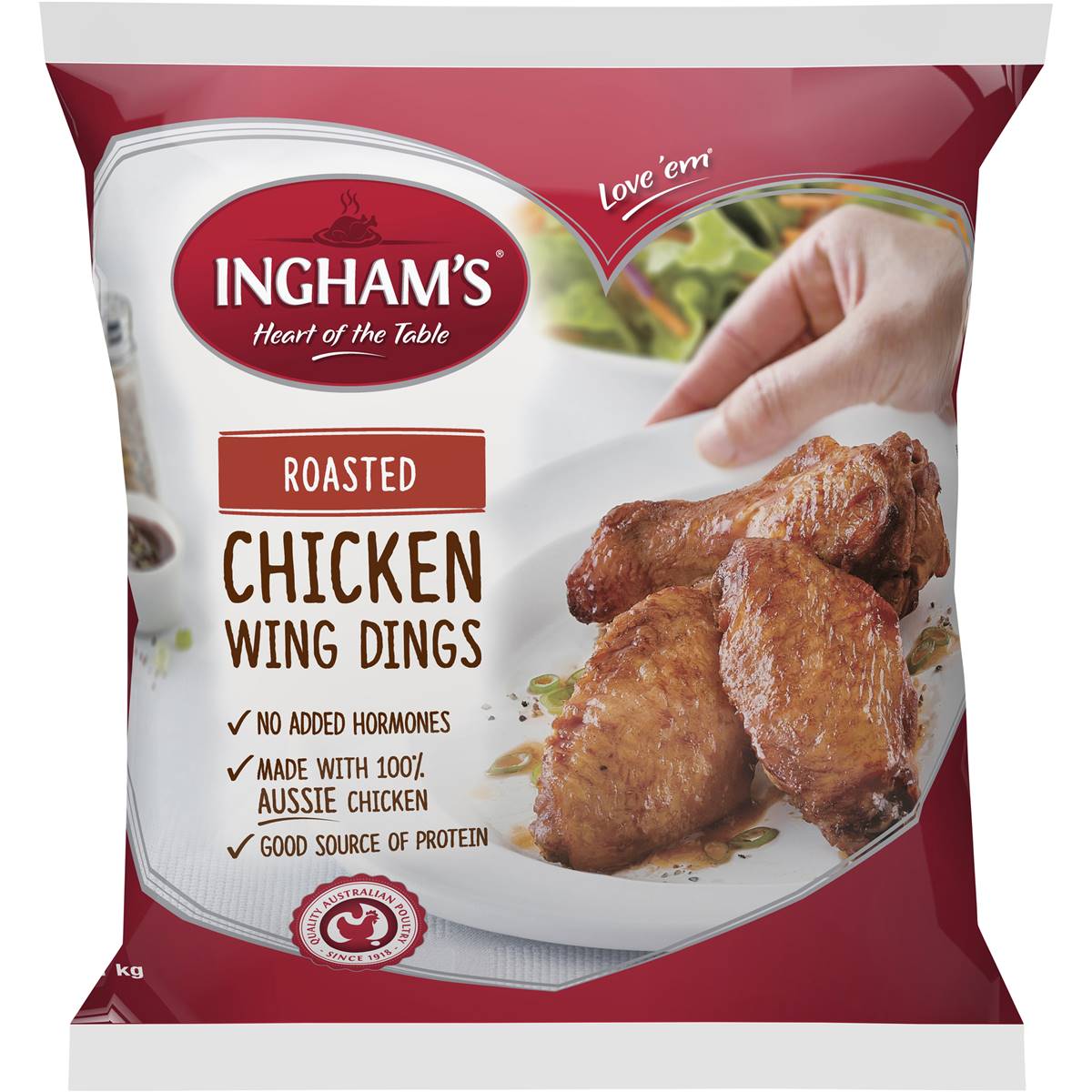 Ingham s Roasted Chicken Wing Dings 1kg Woolworths