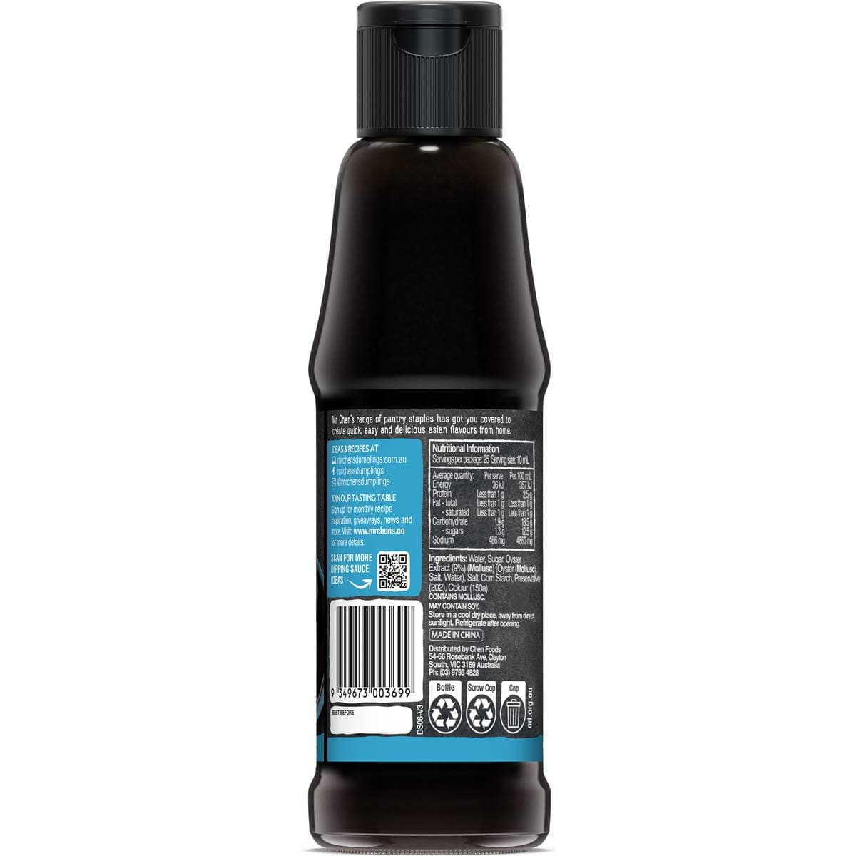 Mr Chen's Oyster Sauce 250ml Woolworths