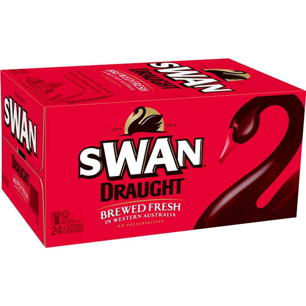 Swan Draught Lager Stubbies