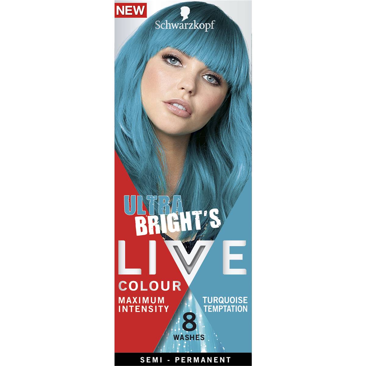 Schwarzkopf Live Colour Ultra Brights Turquoise Temptation Each 