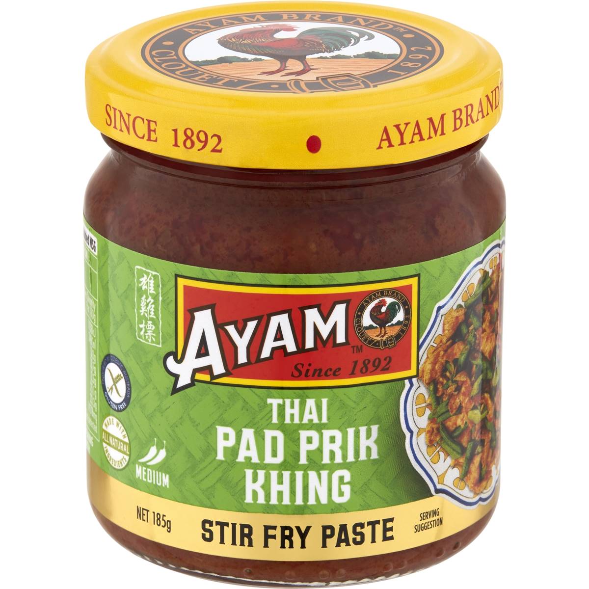 Ayam Thai Pad Prik Khing Stir Fry Paste 210ml Woolworths