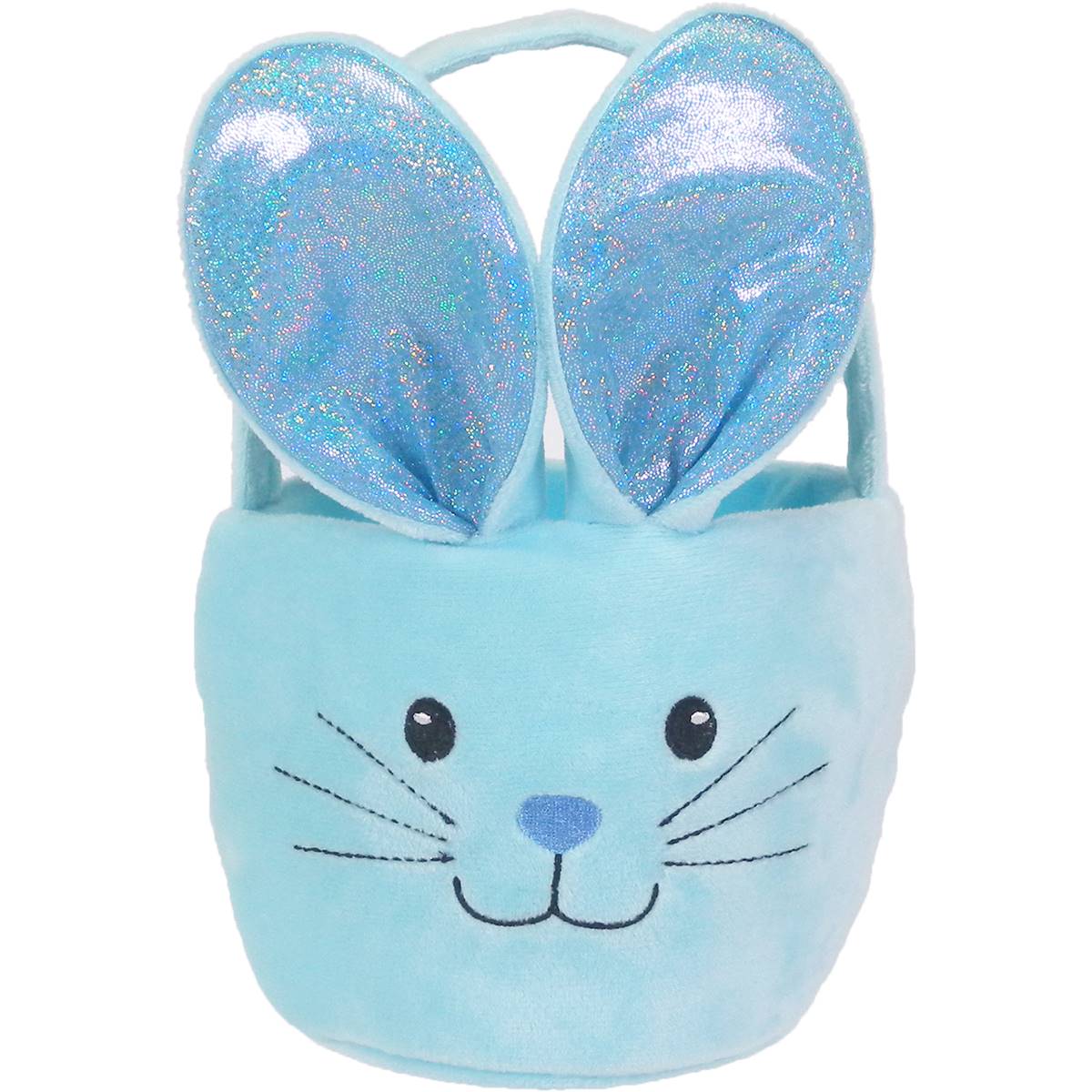 Easter Plush Basket Blue Each Woolworths
