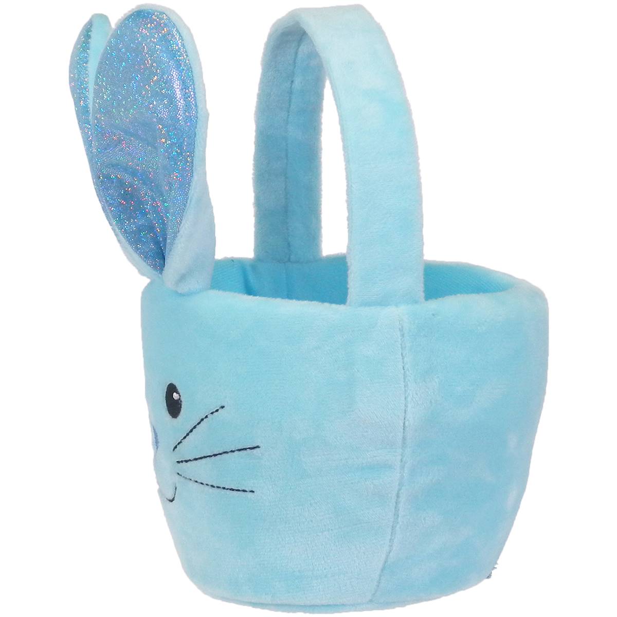 Easter Plush Basket Blue Each | Woolworths