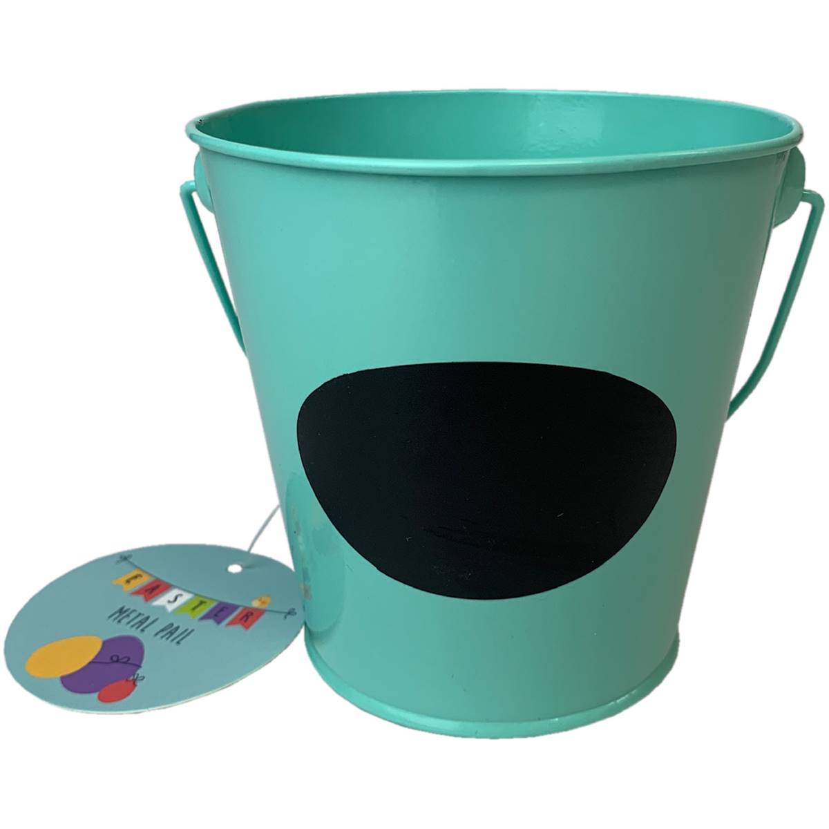 Easter Metal Pail Green Each Woolworths