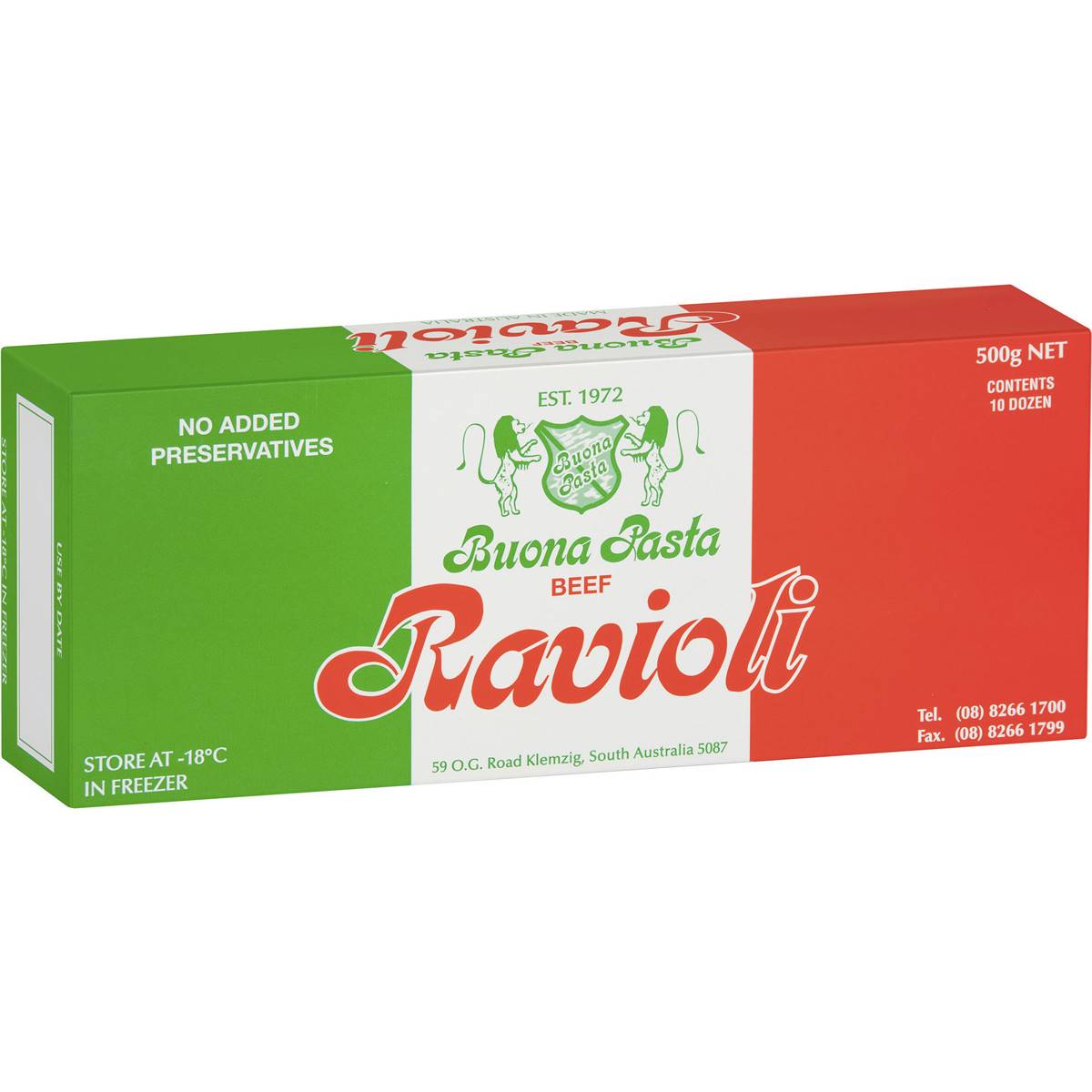 Buono Pasta Ravioli Frozen Meal