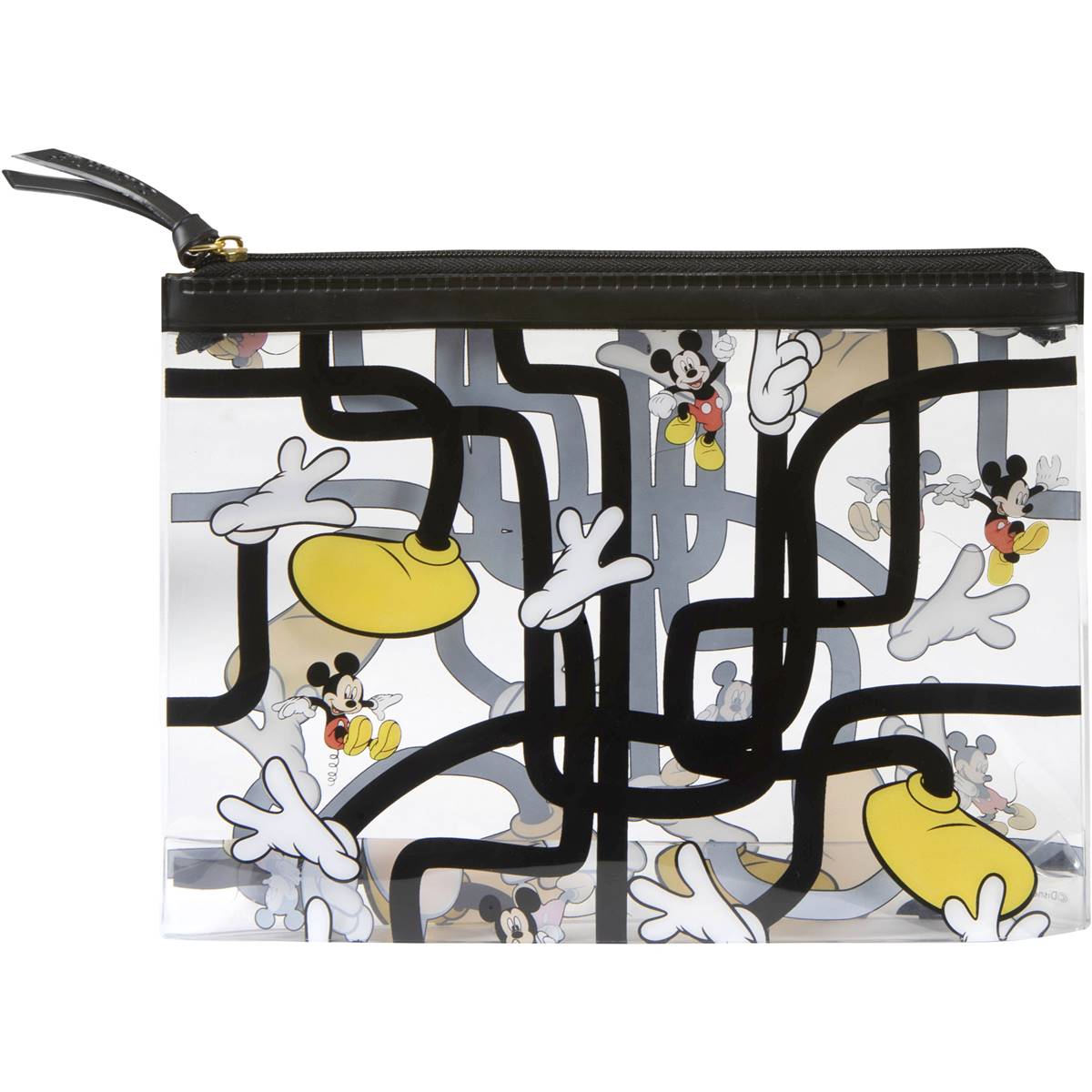 Colourhide Mickey Mouse Pencil Case Black