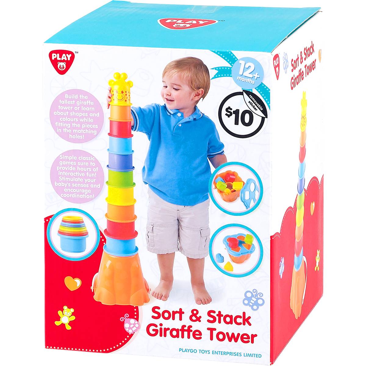 Play Sort & Stack Giraffe Tower 