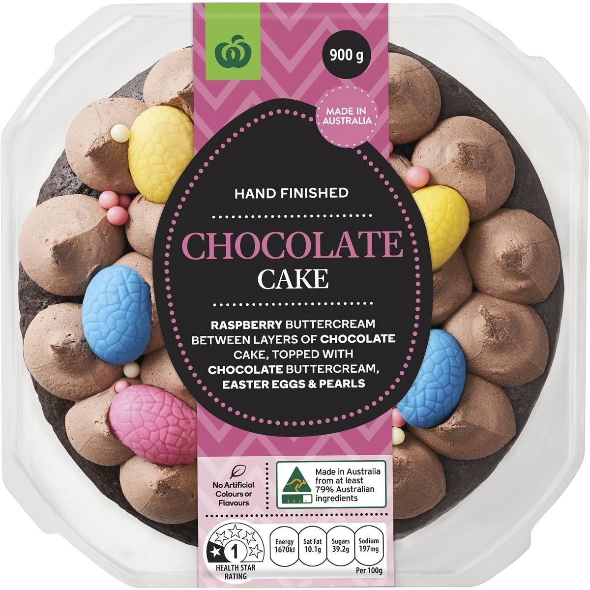 Woolworths Decorated Easter Layer Chocolate Cake 900g Woolworths