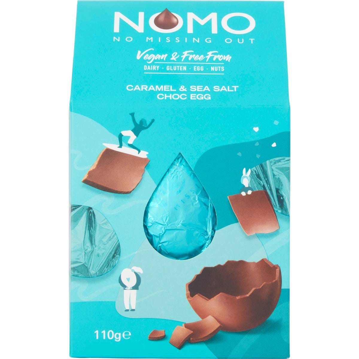 Nomo Sea Salt & Caramel Egg 110g Woolworths
