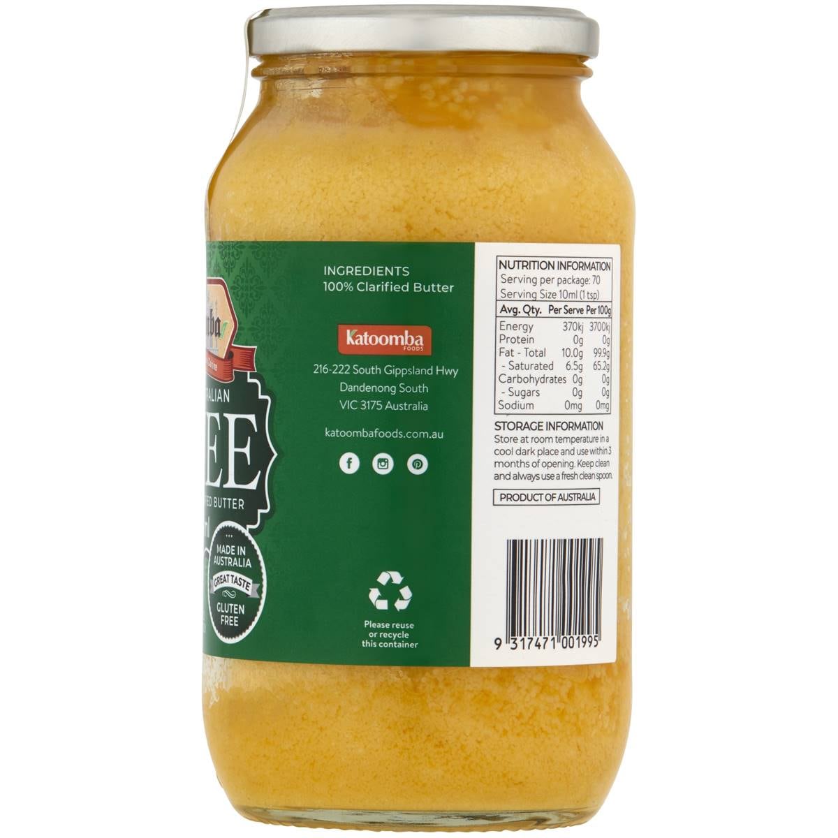 Katoomba Ghee 700g | Woolworths