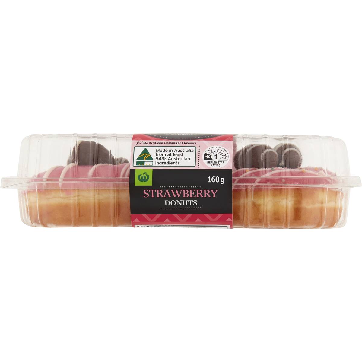 Woolworths Easter Strawberry Donuts 2 Pack 