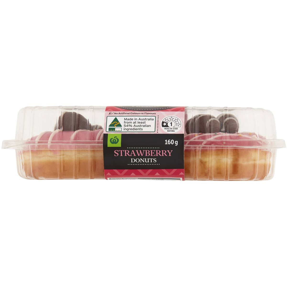 Woolworths Easter Strawberry Donuts 2 Pack | Woolworths