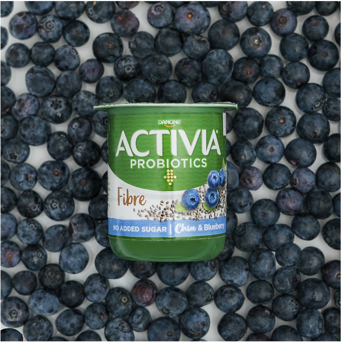 Activia Breakfast Probiotic Yoghurt Blueberry & Chia 4 Pack | Woolworths