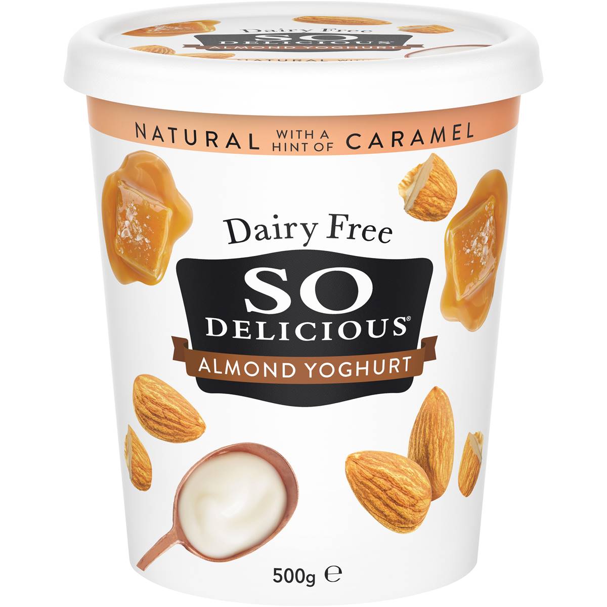 So Delicious Dairy Free Almond Salted Caramel 500g | Woolworths