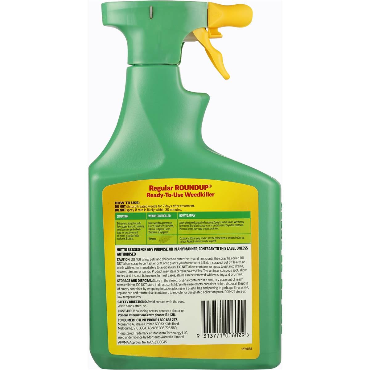 Roundup Garden Weed Killer Ready To Use 1l Woolworths