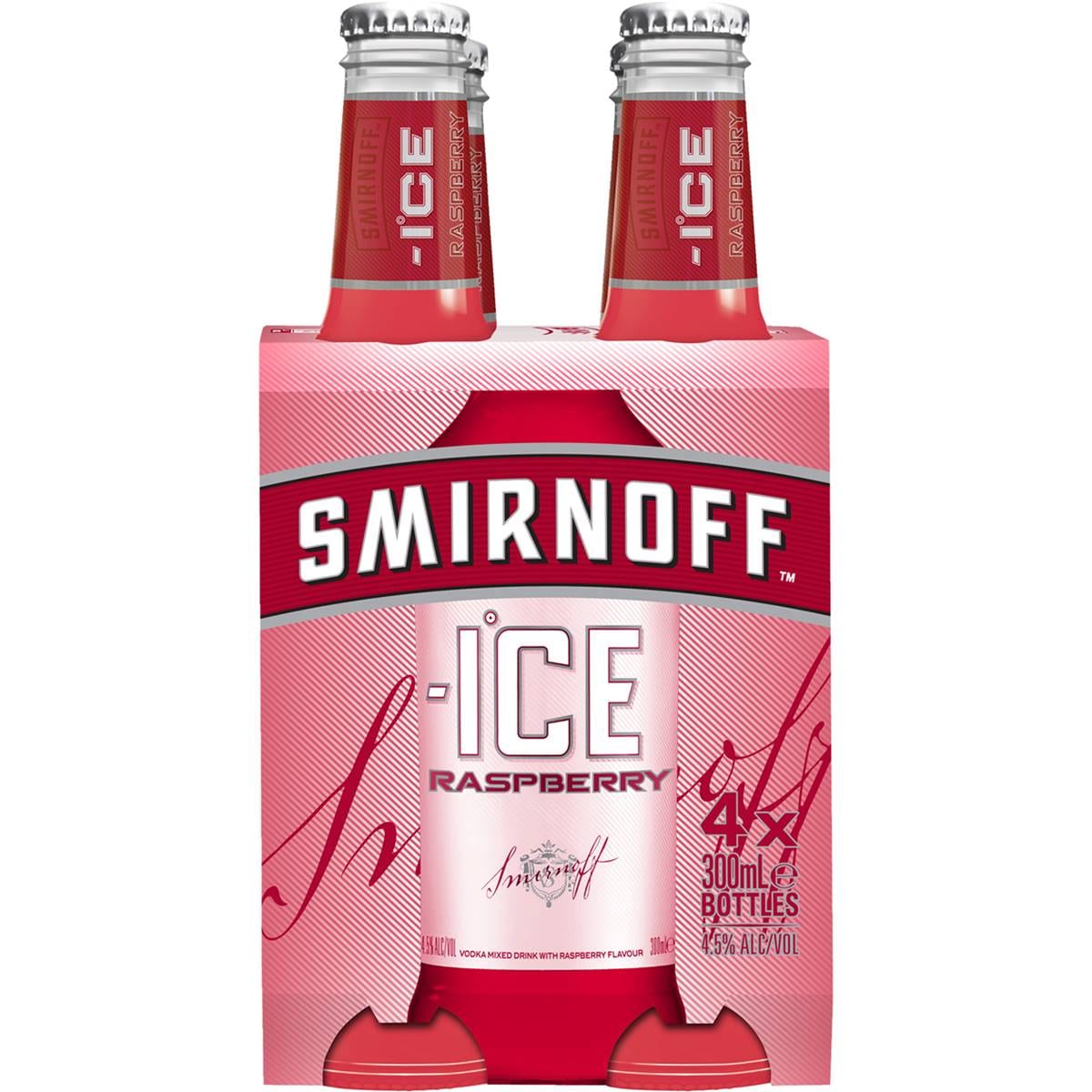 Smirnoff Ice Raspberry Bottle 300ml Woolworths