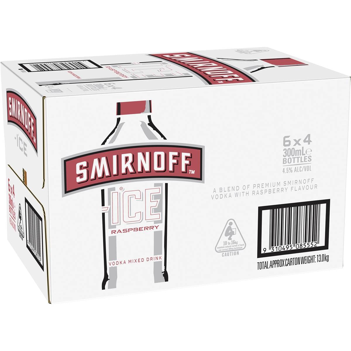 Smirnoff Ice Raspberry Bottle 300ml Woolworths
