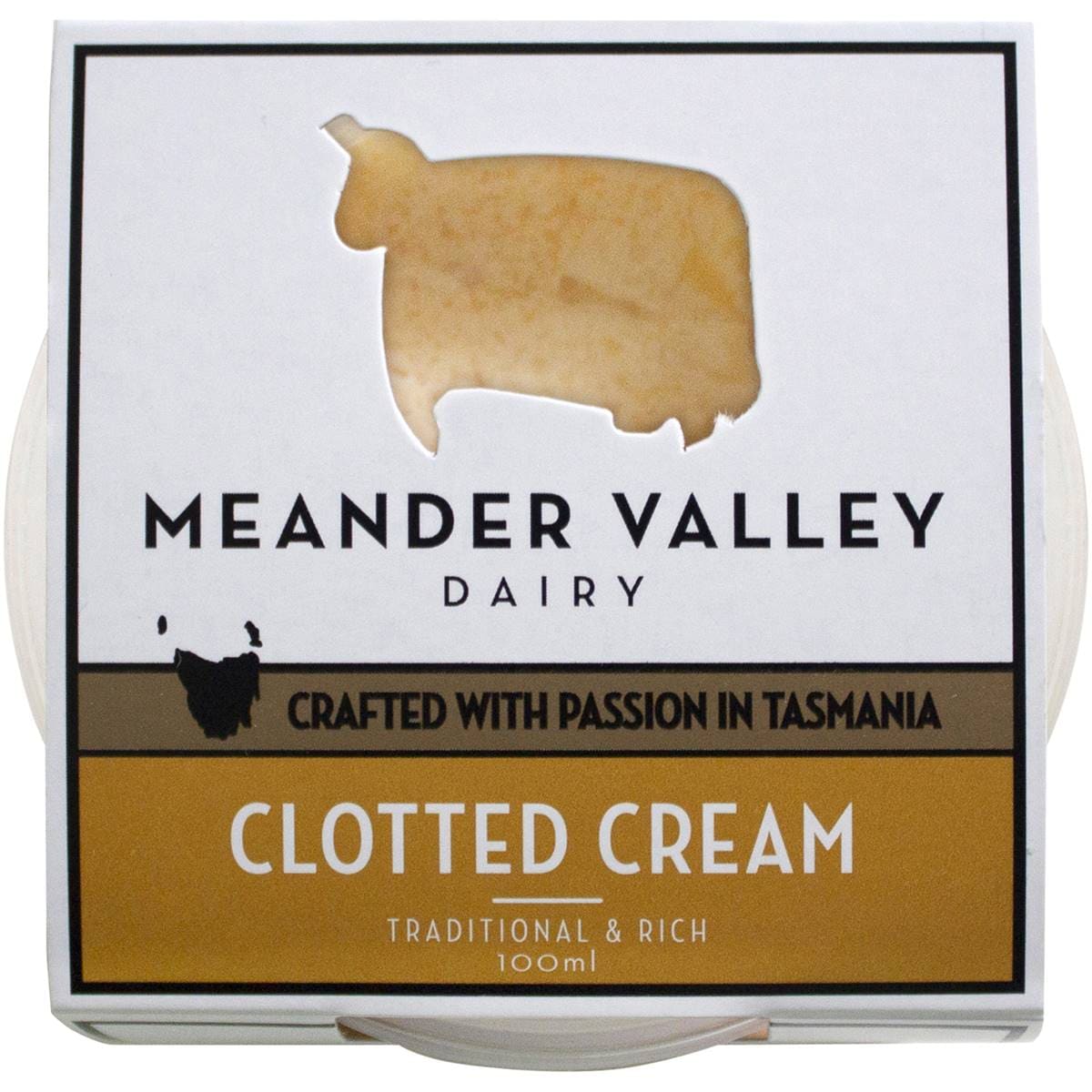 Meander Valley Clotted Cream 100ml Woolworths