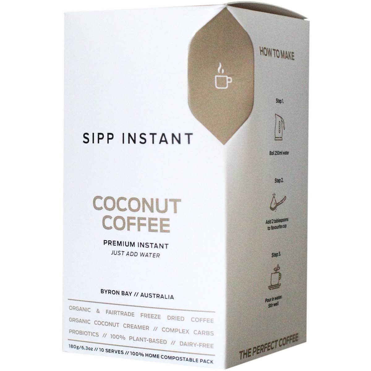 Sipp Instant Coconut Coffee