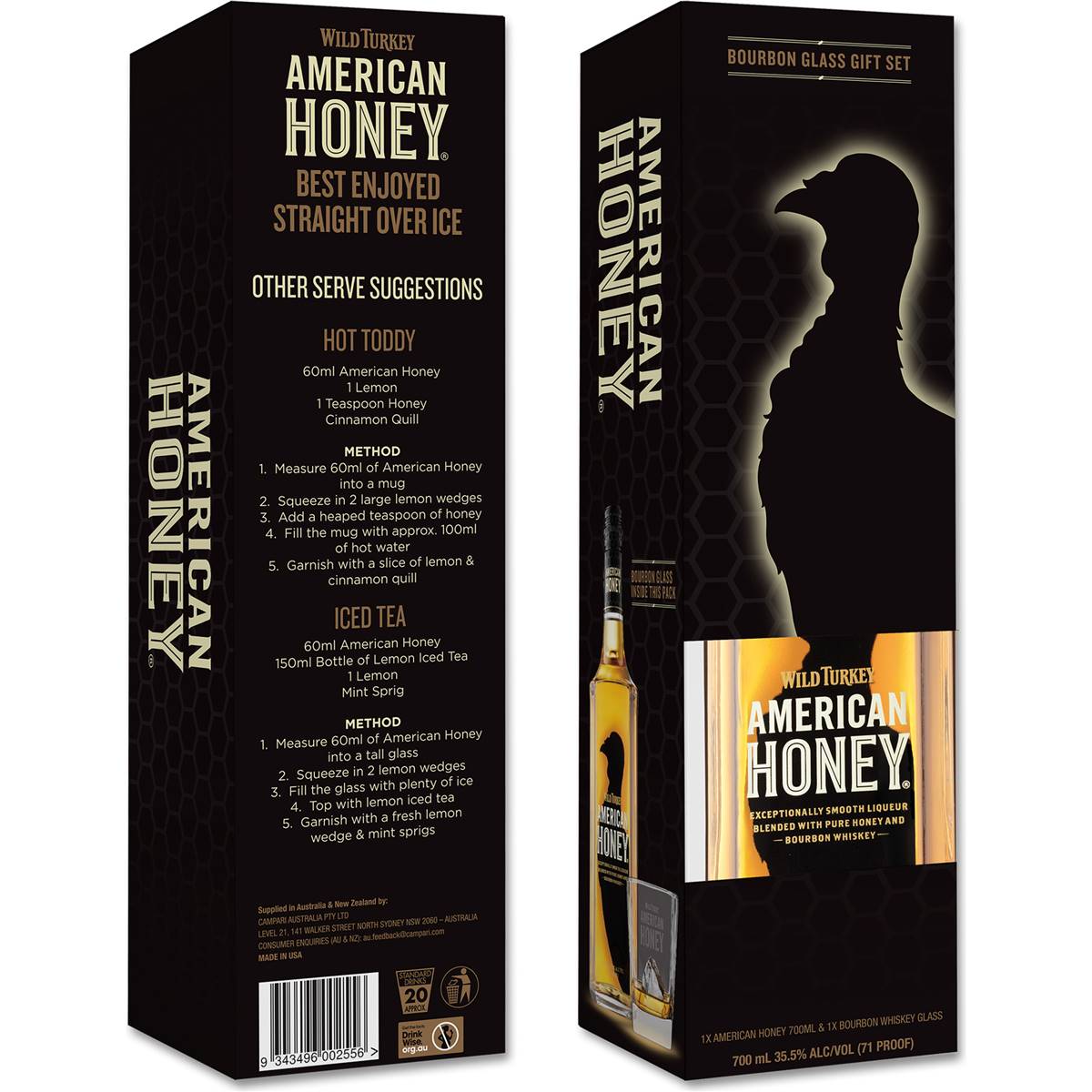 Wild Turkey American Honey Gift Box 700ml | Woolworths