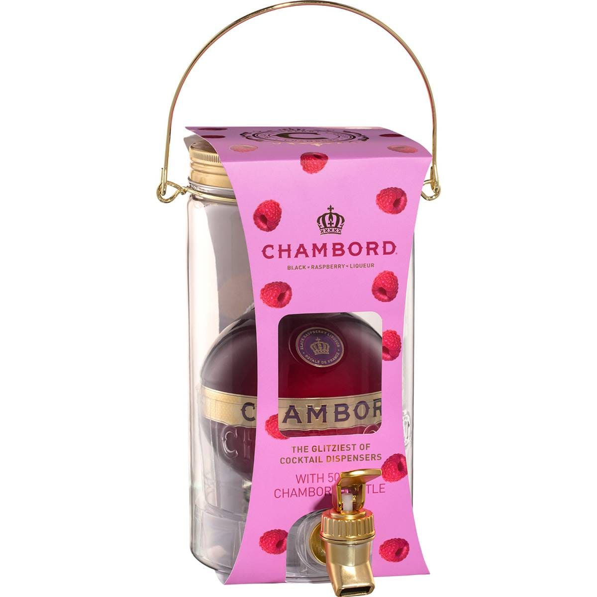 Chambord Cocktail Dispenser Gift Pack 500ml Woolworths