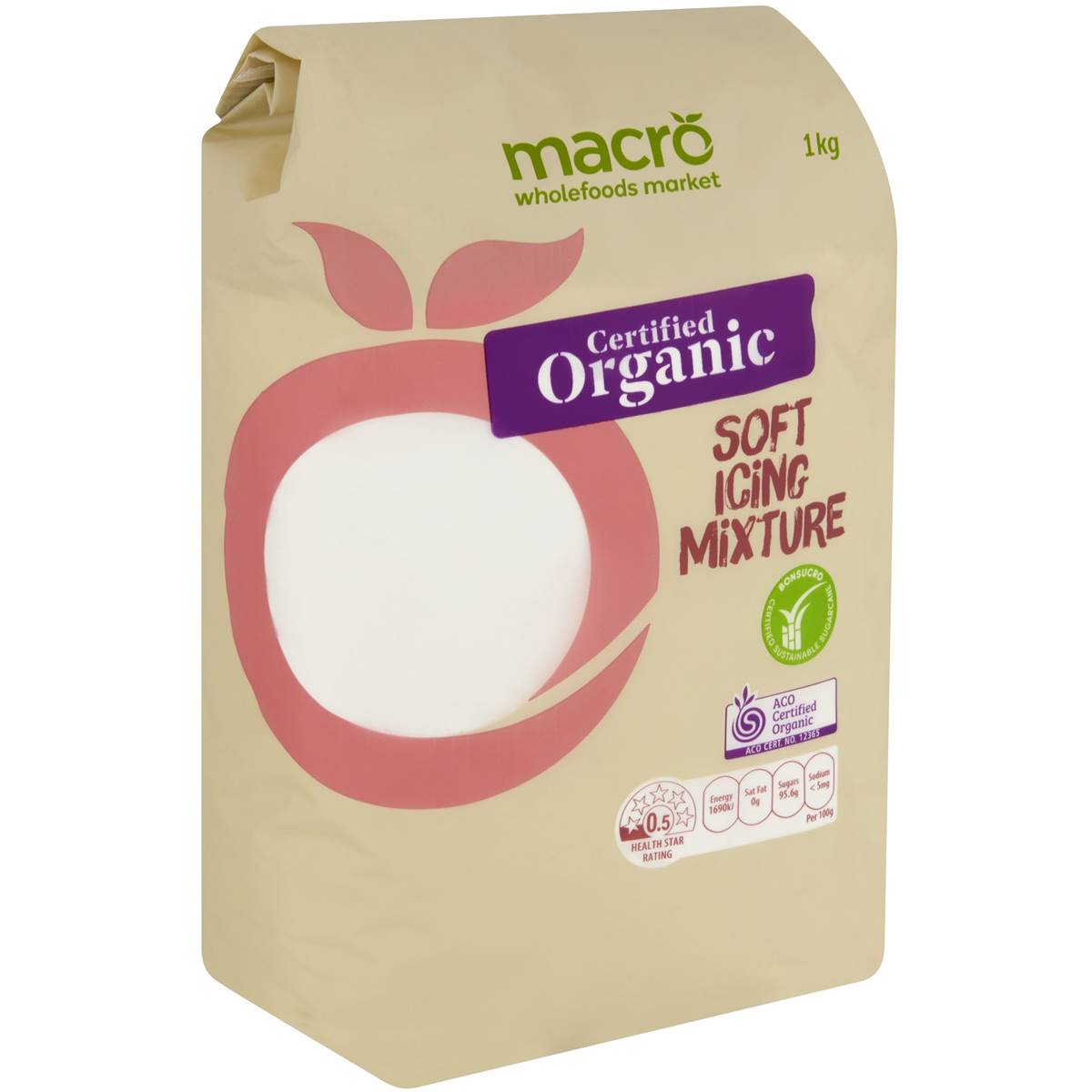 Macro Organic Soft Icing Sugar 1kg Woolworths