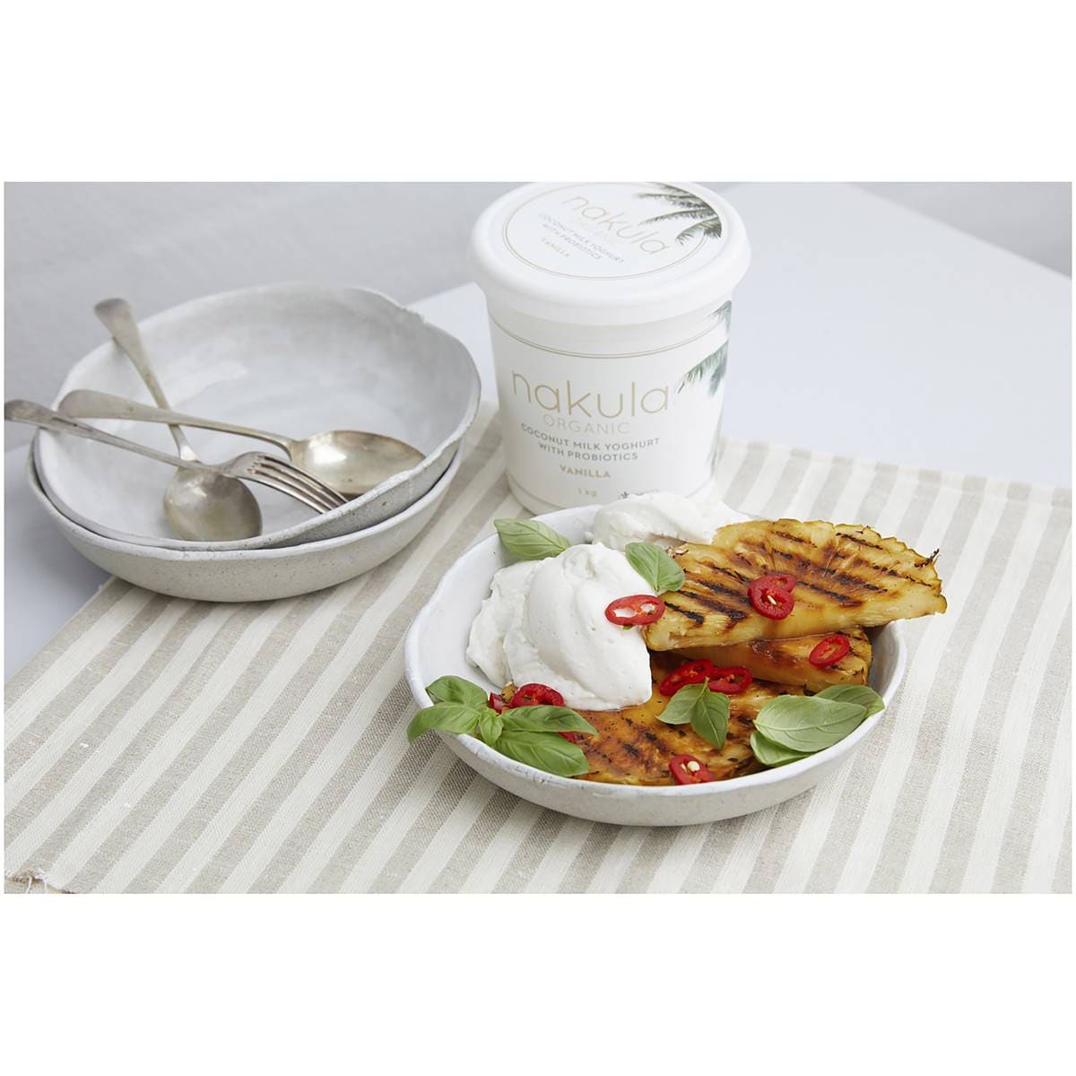 Nakula Organic Coconut Milk Yoghurt With Probiotics Vanilla 1kg