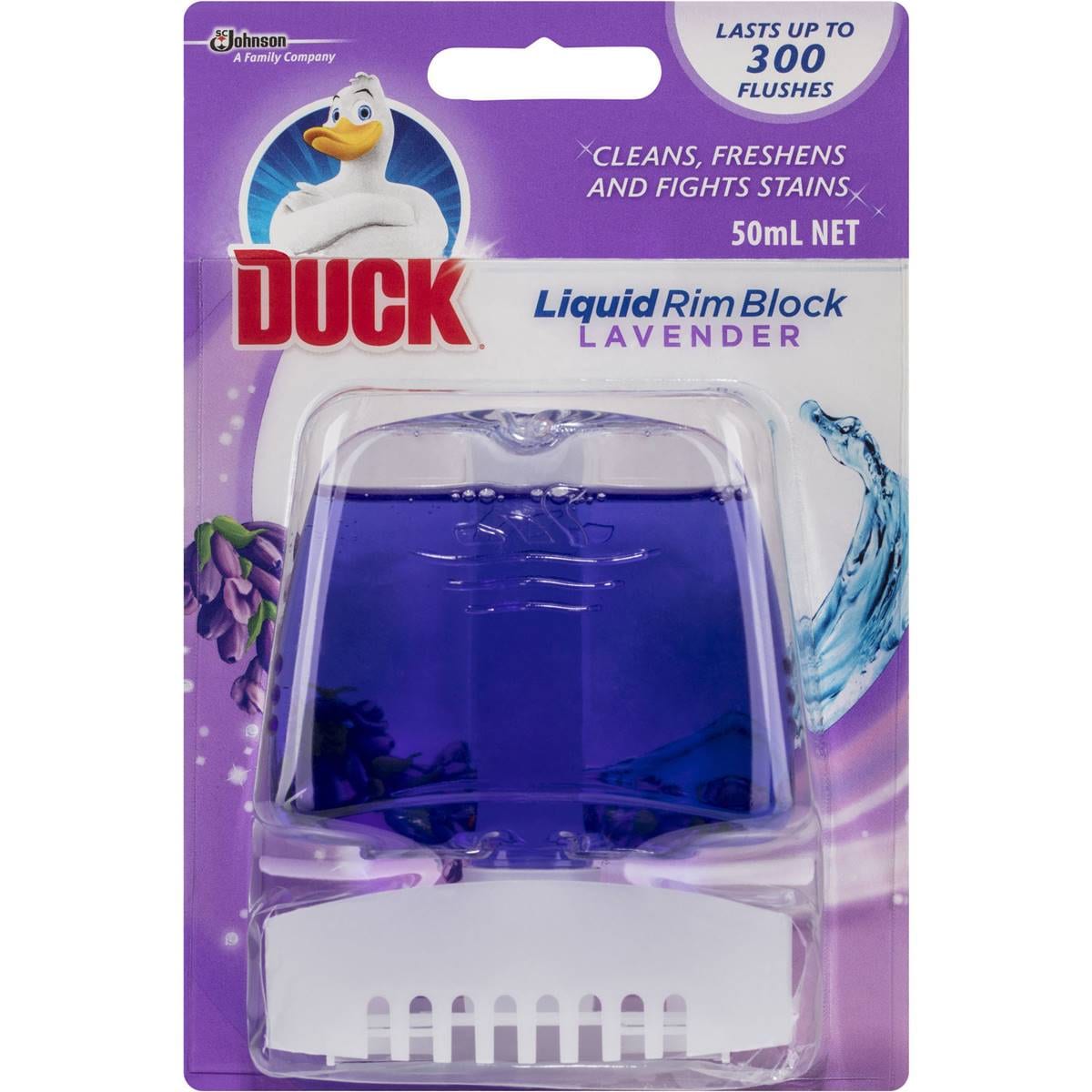 Duck Under The Rim Liquid Toilet Cleaner Lavender 50ml Woolworths