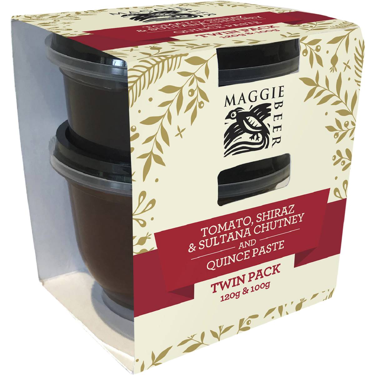 Maggie Beer Twin Pack Chutney & Paste 220g Woolworths