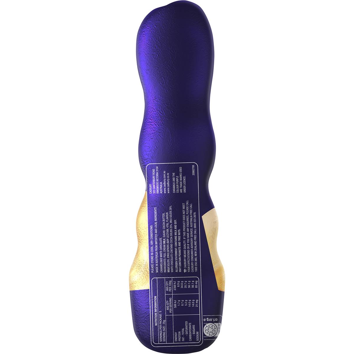 Cadbury Caramilk Chocolate Easter Bunny 125g Woolworths