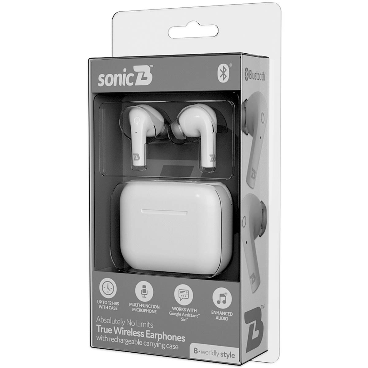 Sonic B Worldly Style True Wireless Earphones Assorted Each Woolworths