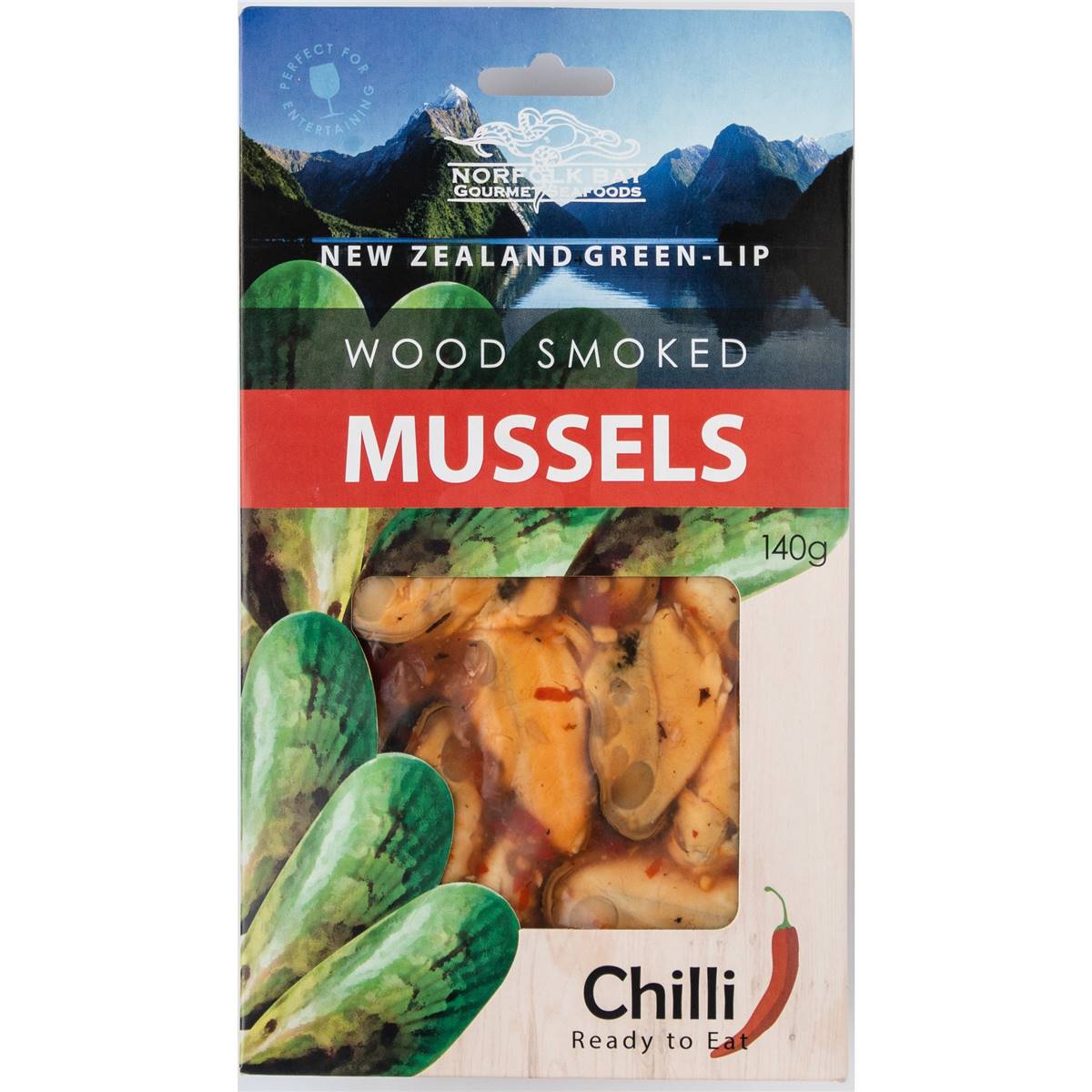 Norfolk Bay Nz Wood Smoked Mussels Chilli