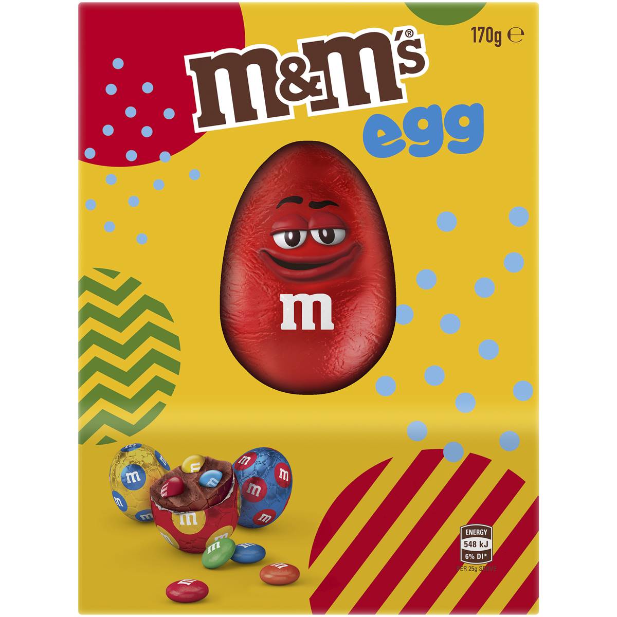 M&m's Gift Box Easter Egg 170g Woolworths