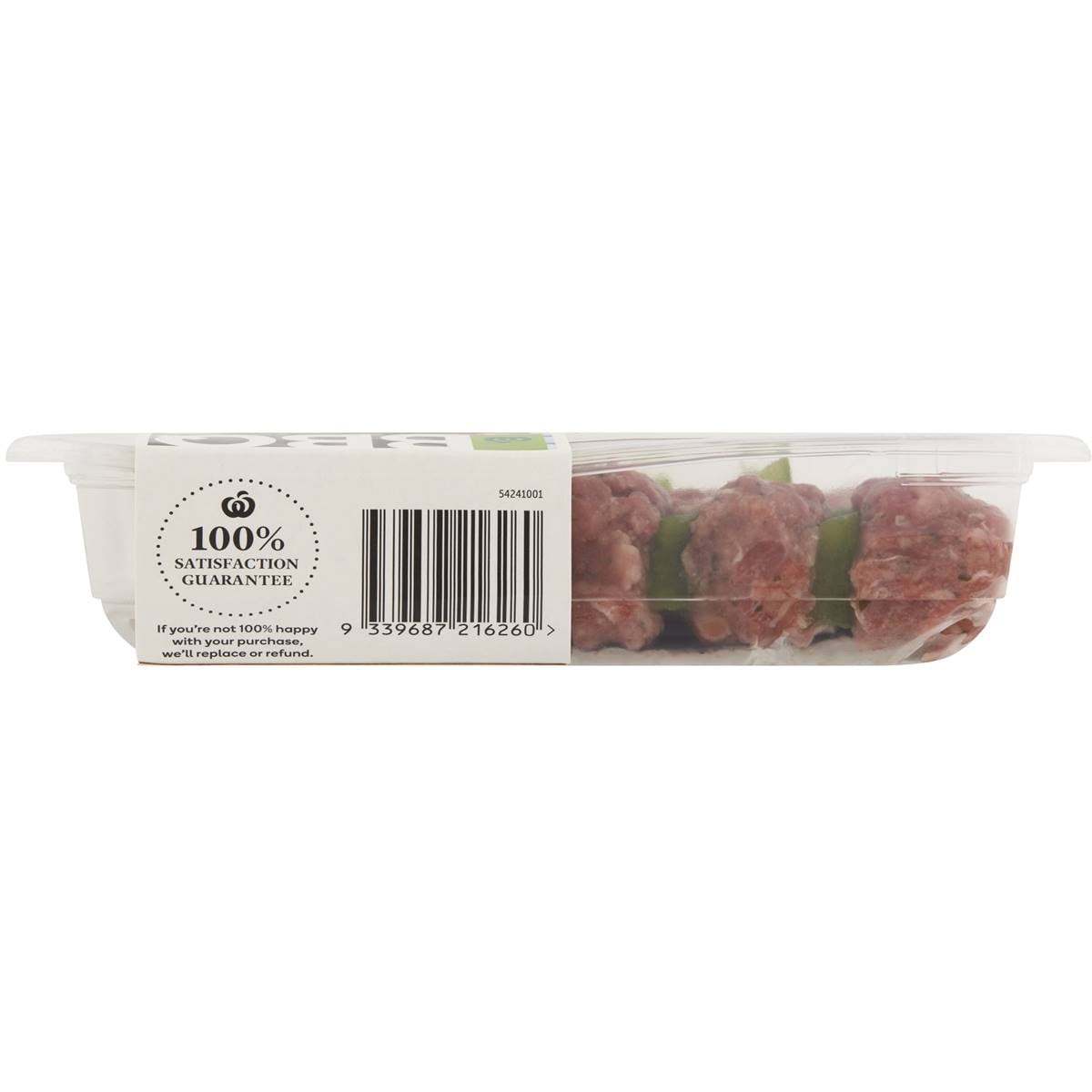 Woolworths Bbq Beef Meatball Kebabs With Capsicum 240g Woolworths