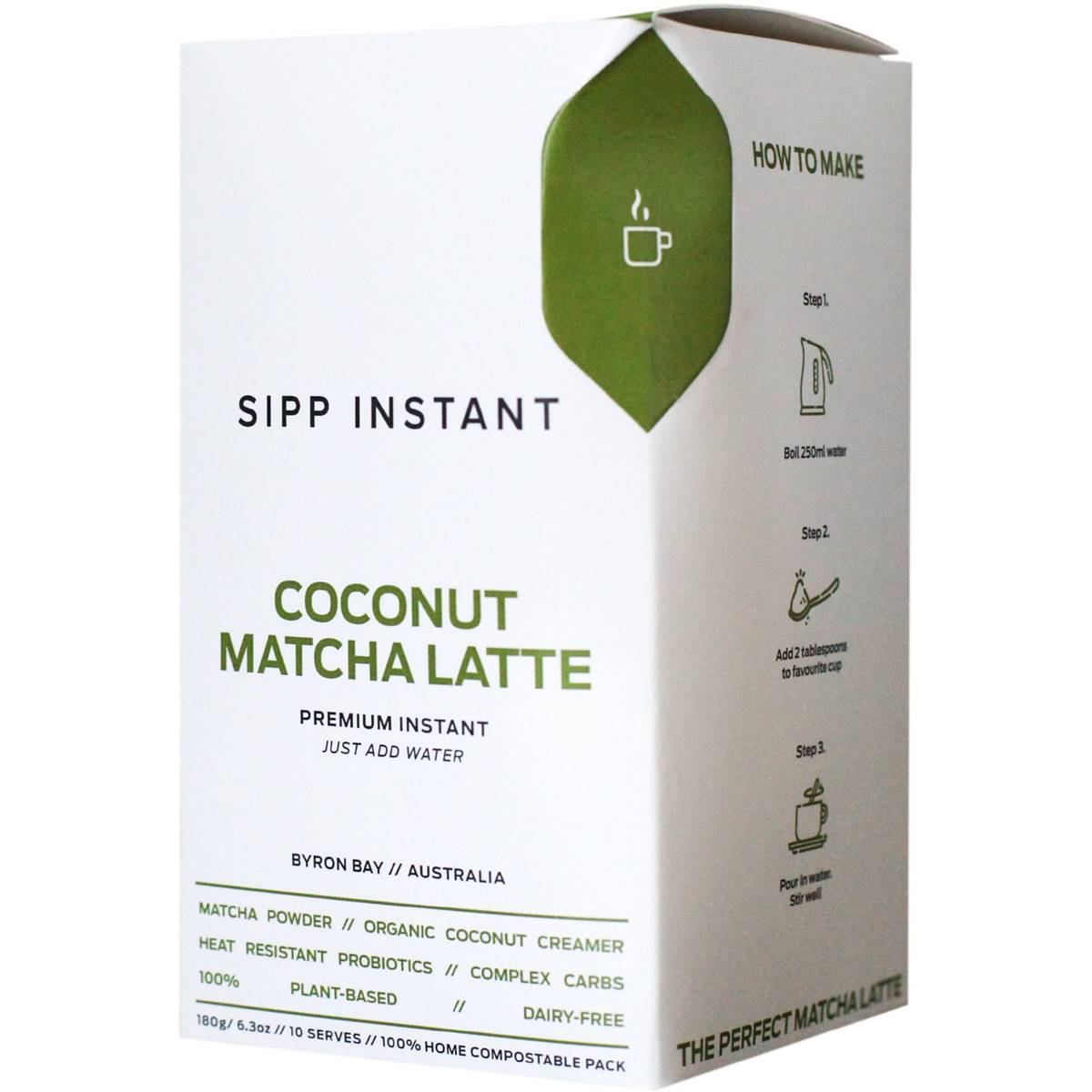 Sipp Instant Coconut Matcha Latte