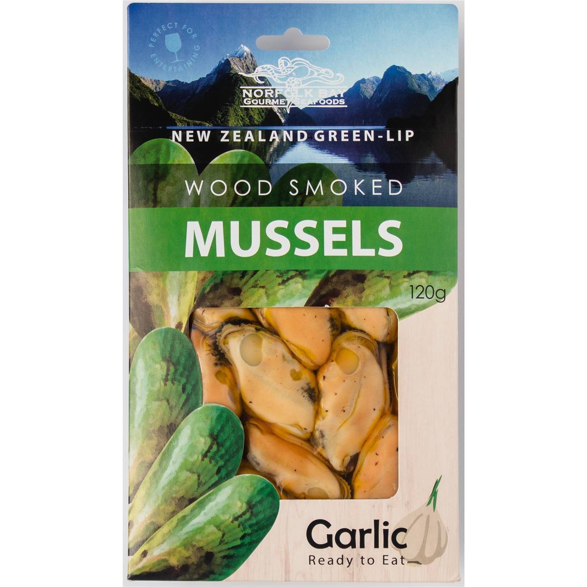 Norfolk Bay Nz Wood Smoked Mussels Garlic
