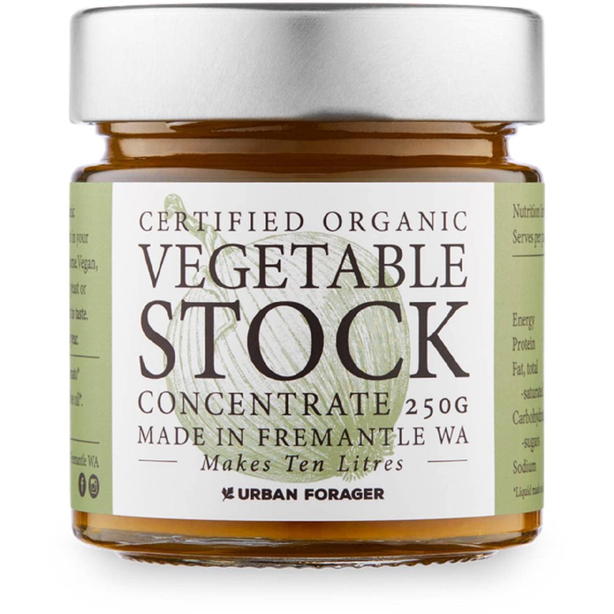 Urban Forager Organic Vegetable Stock Concentrate 250g Woolworths