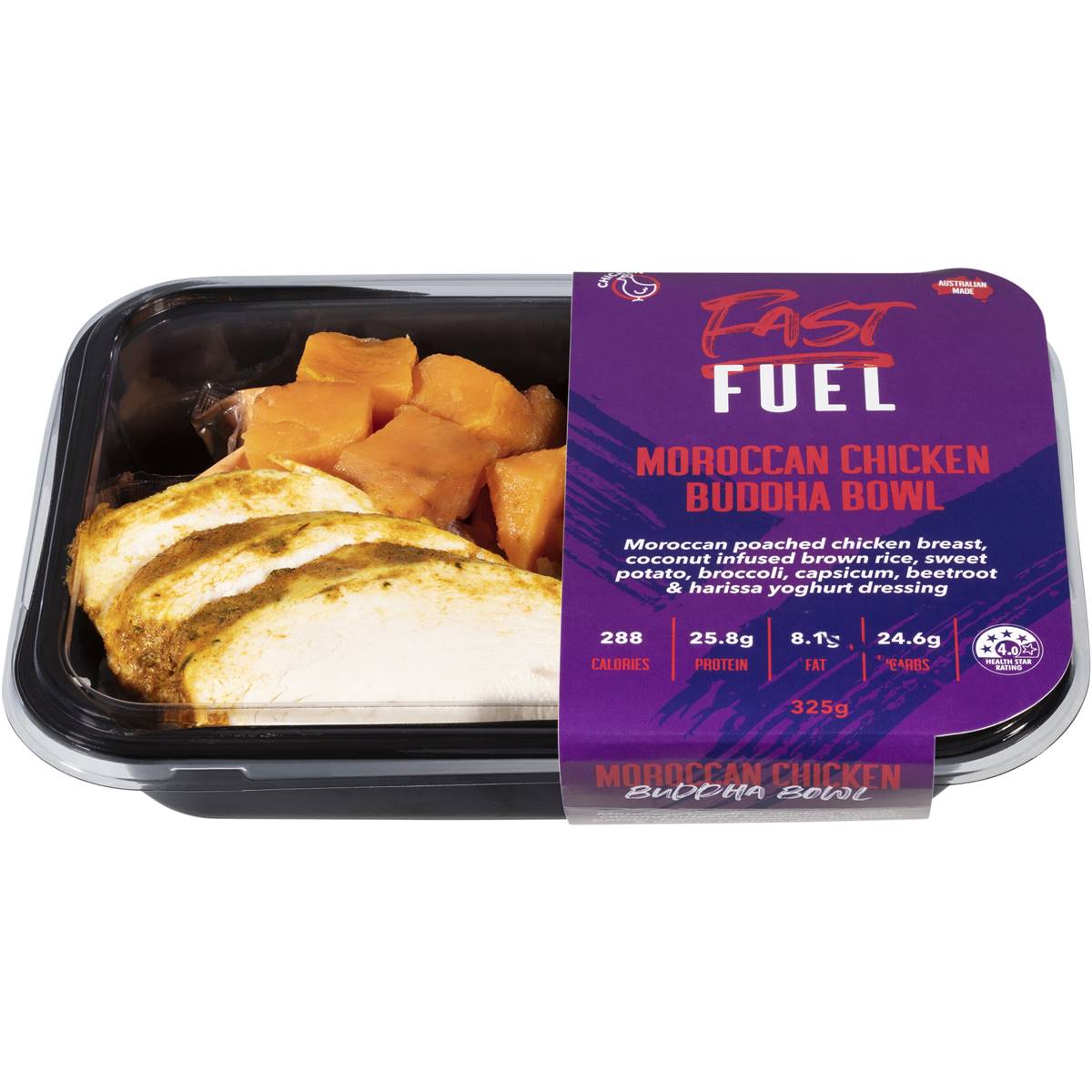 Fast Fuel Moroccan Chicken Buddha Bowl