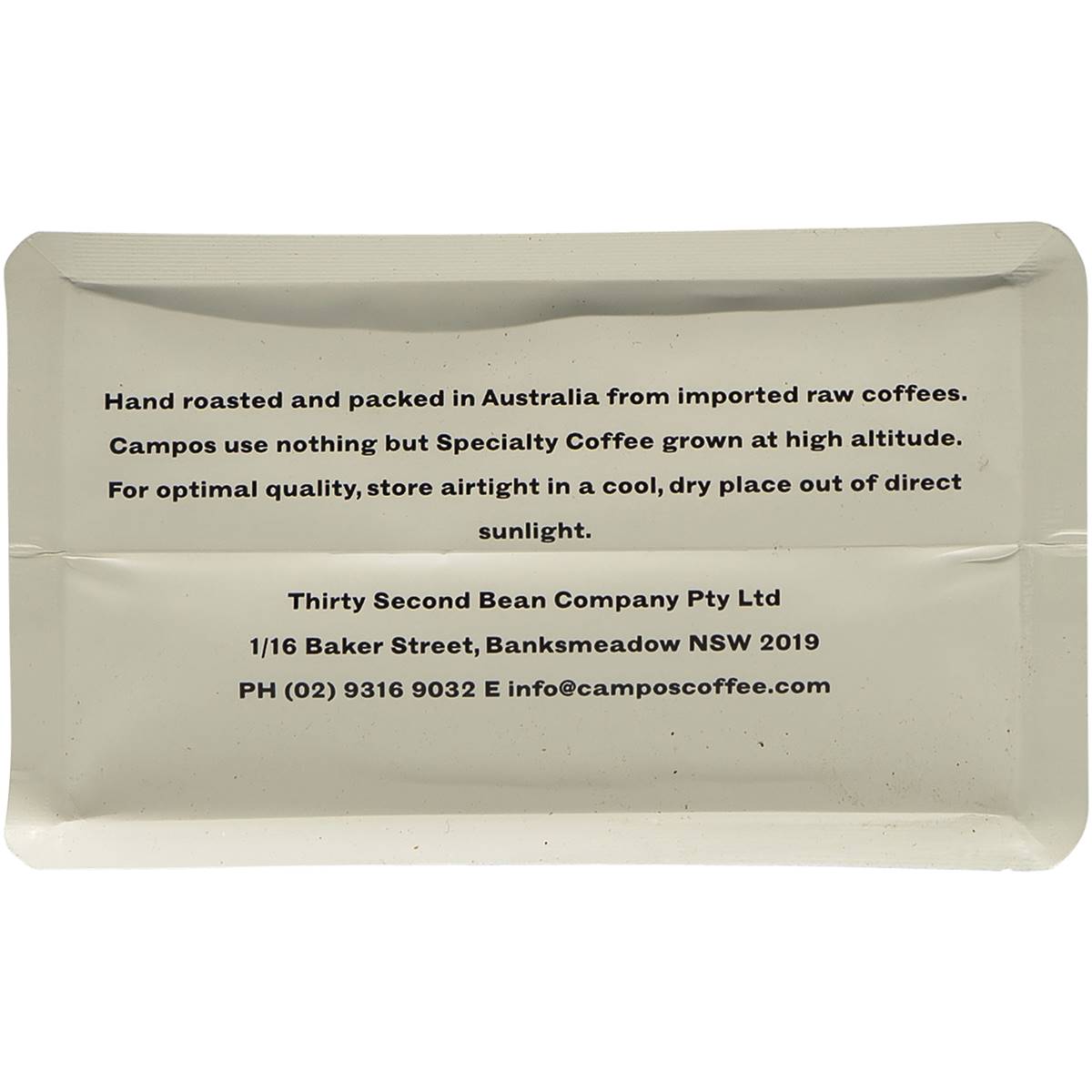 Campos Roma Coffee Beans 500g Woolworths