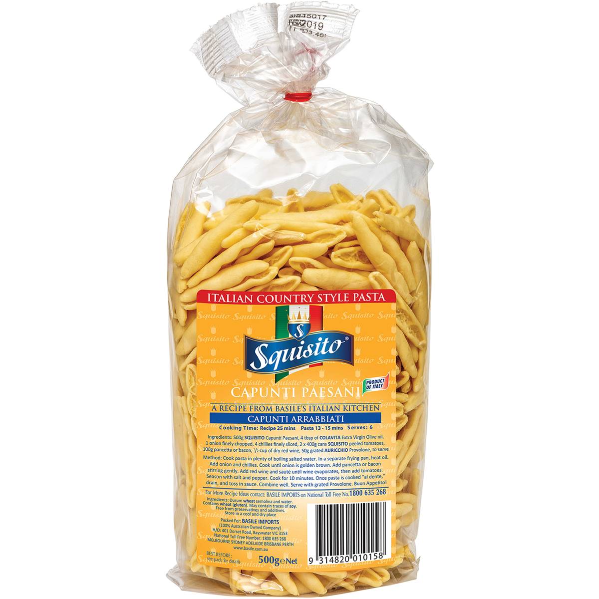 Squisito Capunti Paesani