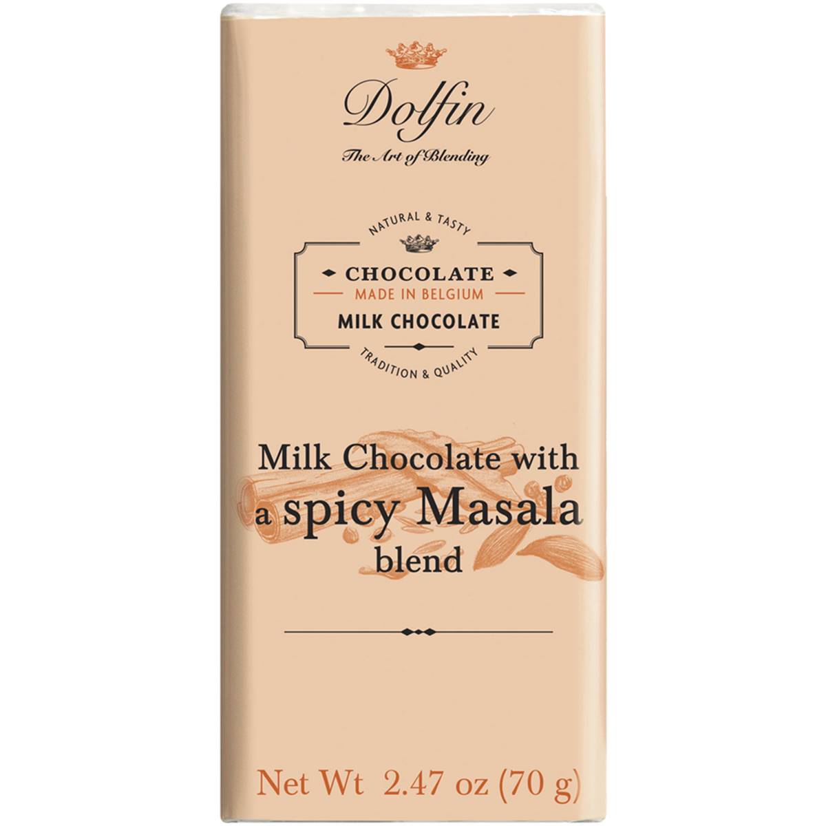 Dolfin Milk Chocolate With A Spicy Masala Blend