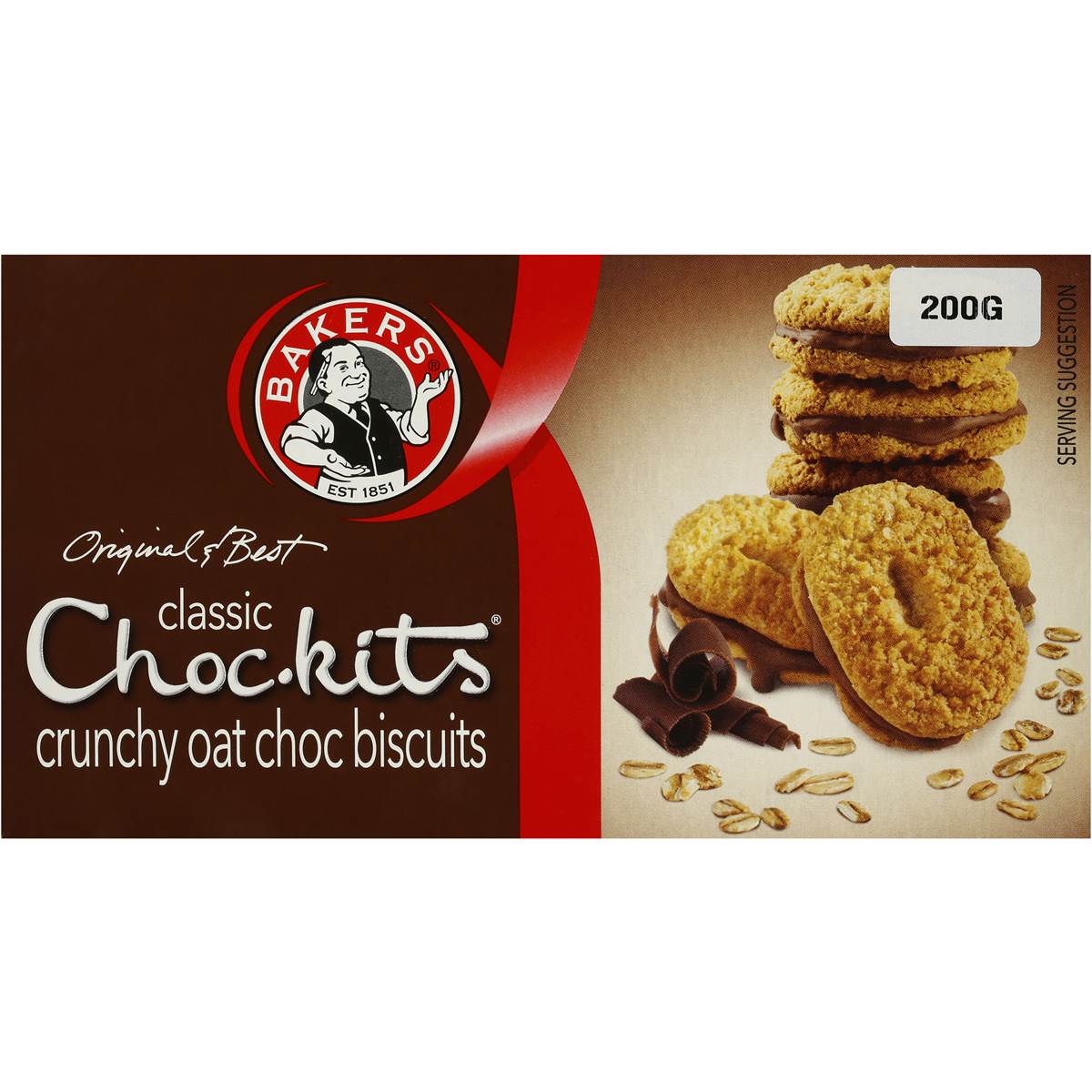 Bakers South African Chockits Biscuits 200g Woolworths
