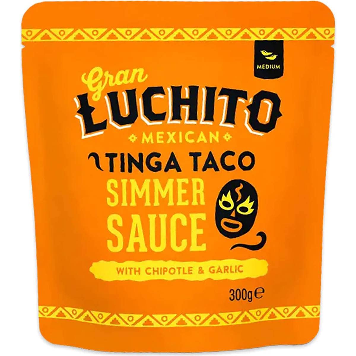 Gran Luchito Tinga Taco Cooking Sauce With Chipotle & Garlic 380g
