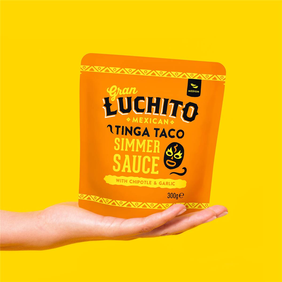 Gran Luchito Tinga Taco Cooking Sauce With Chipotle & Garlic 380g